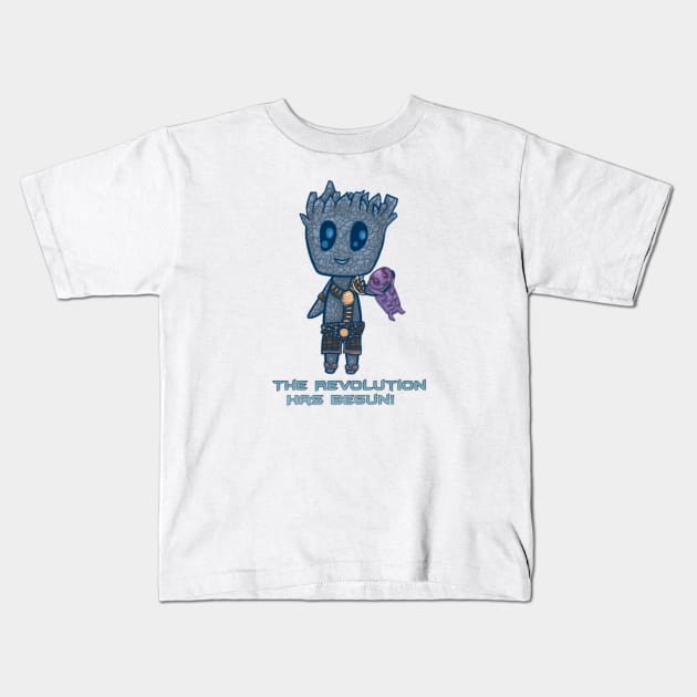The Revolution Has Begun! Kids T-Shirt by StarKorg